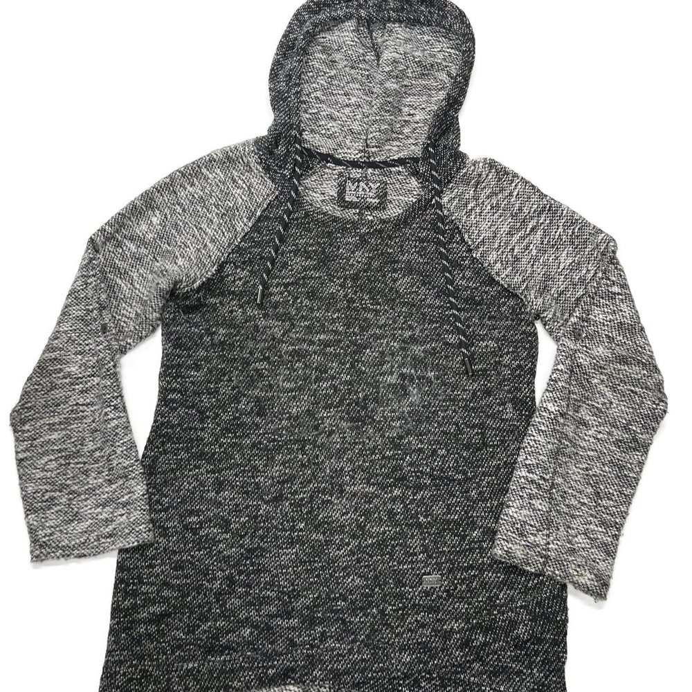 MNY Marc New York Performance Hoodie Womens‎ Medium Pullover Long Sleeve Gray